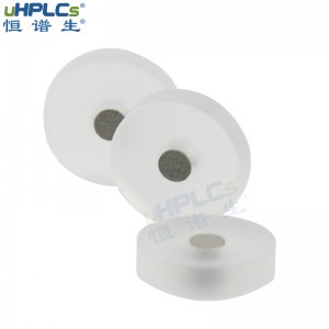 恒譜生超高壓PCTFE液相色譜耗材不銹鋼在線過濾器篩板,OD6.4*ID1.6*H1.6